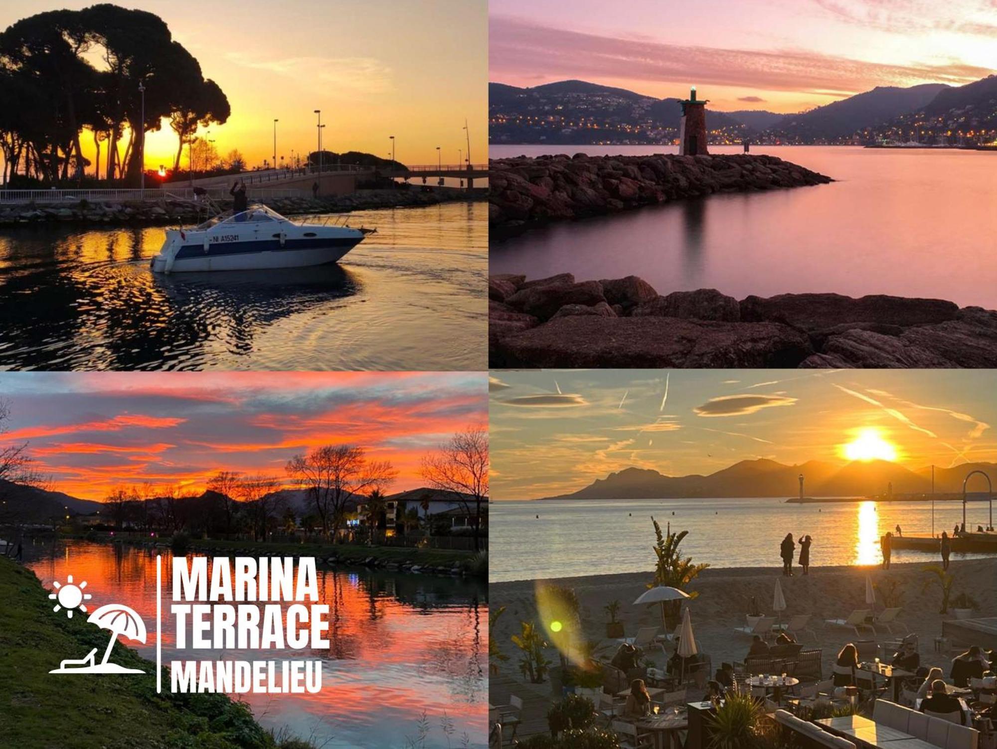 Ferienwohnung Marina Terrace Mandelieu Exterior foto