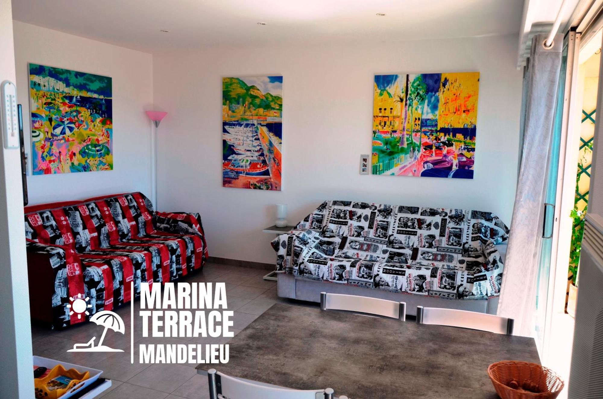 Ferienwohnung Marina Terrace Mandelieu Exterior foto